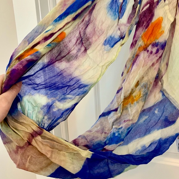 Anthropologie Watercolour Infinity Scarf - Picture 2 of 4